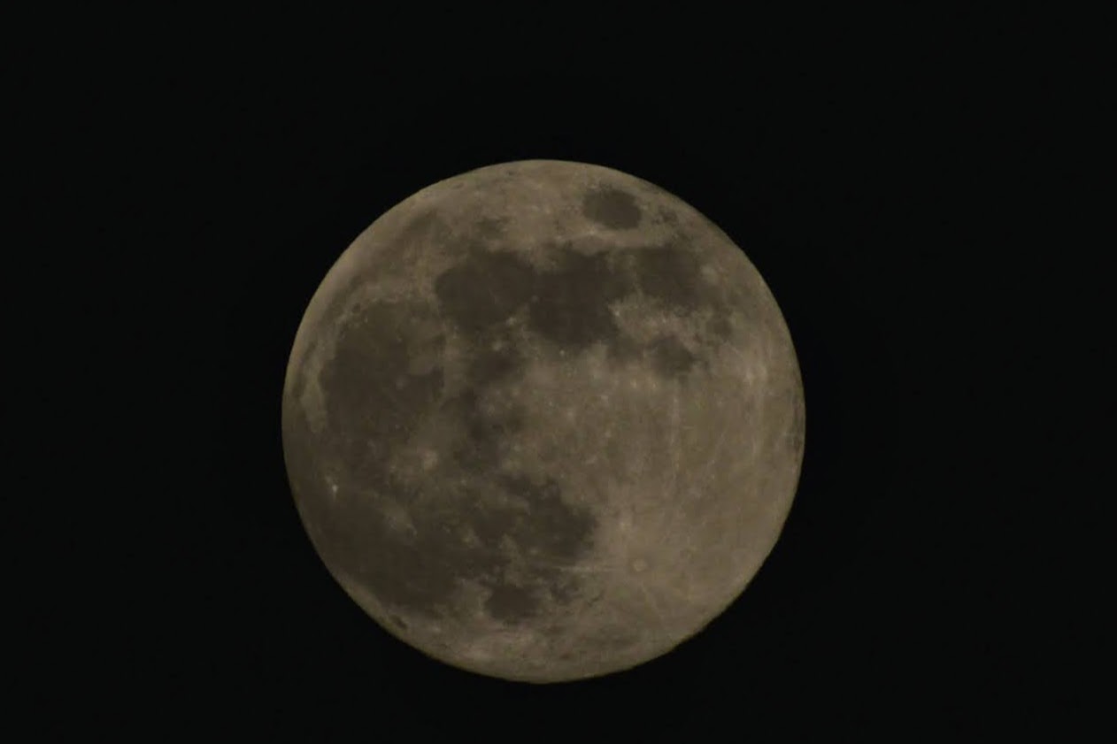 Full moon photographed by an ISC member